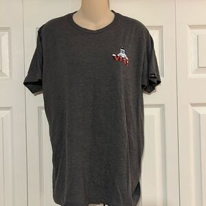 Vans Men's Charcoal Tee with Logo